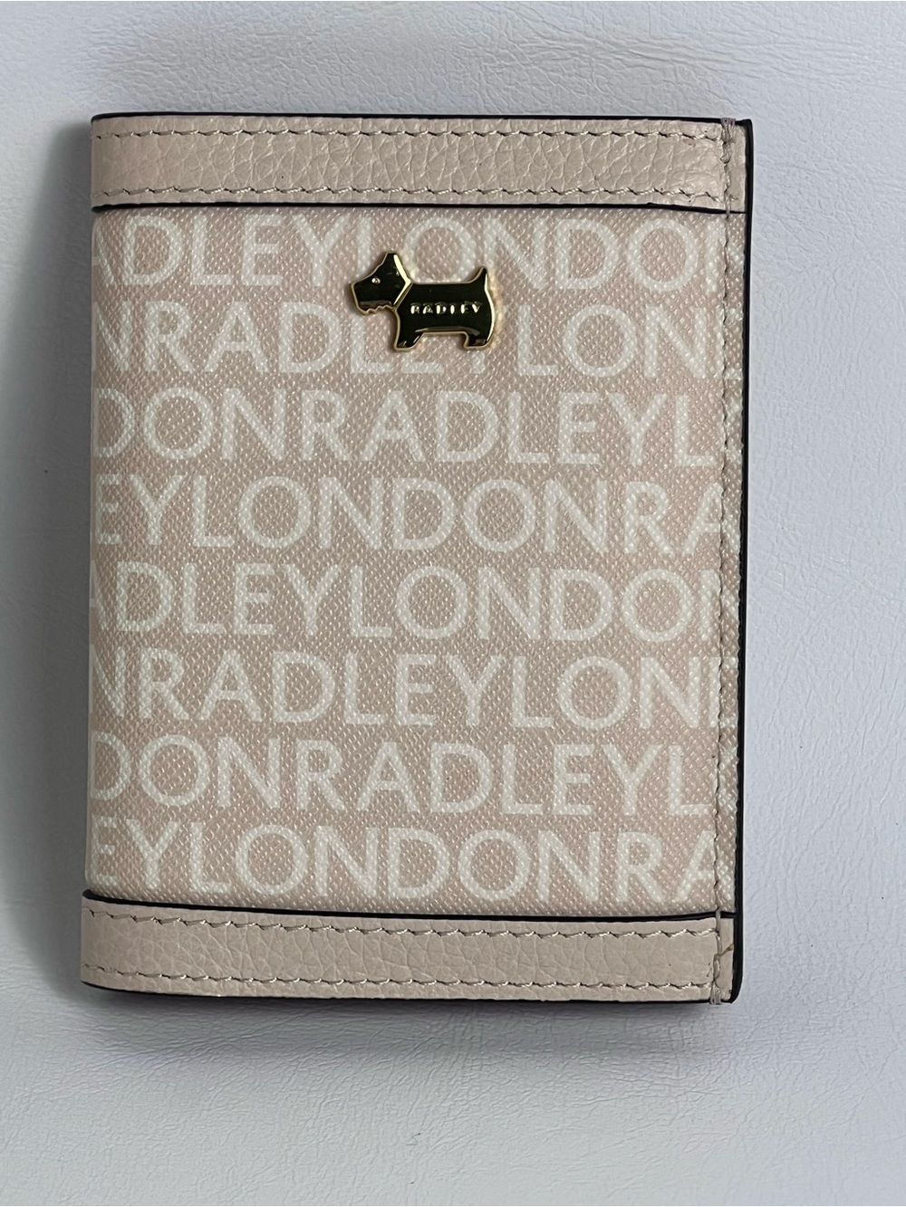 Radley London Scotty Dog Cardholder Trifold Wallet Chartwell Pink White